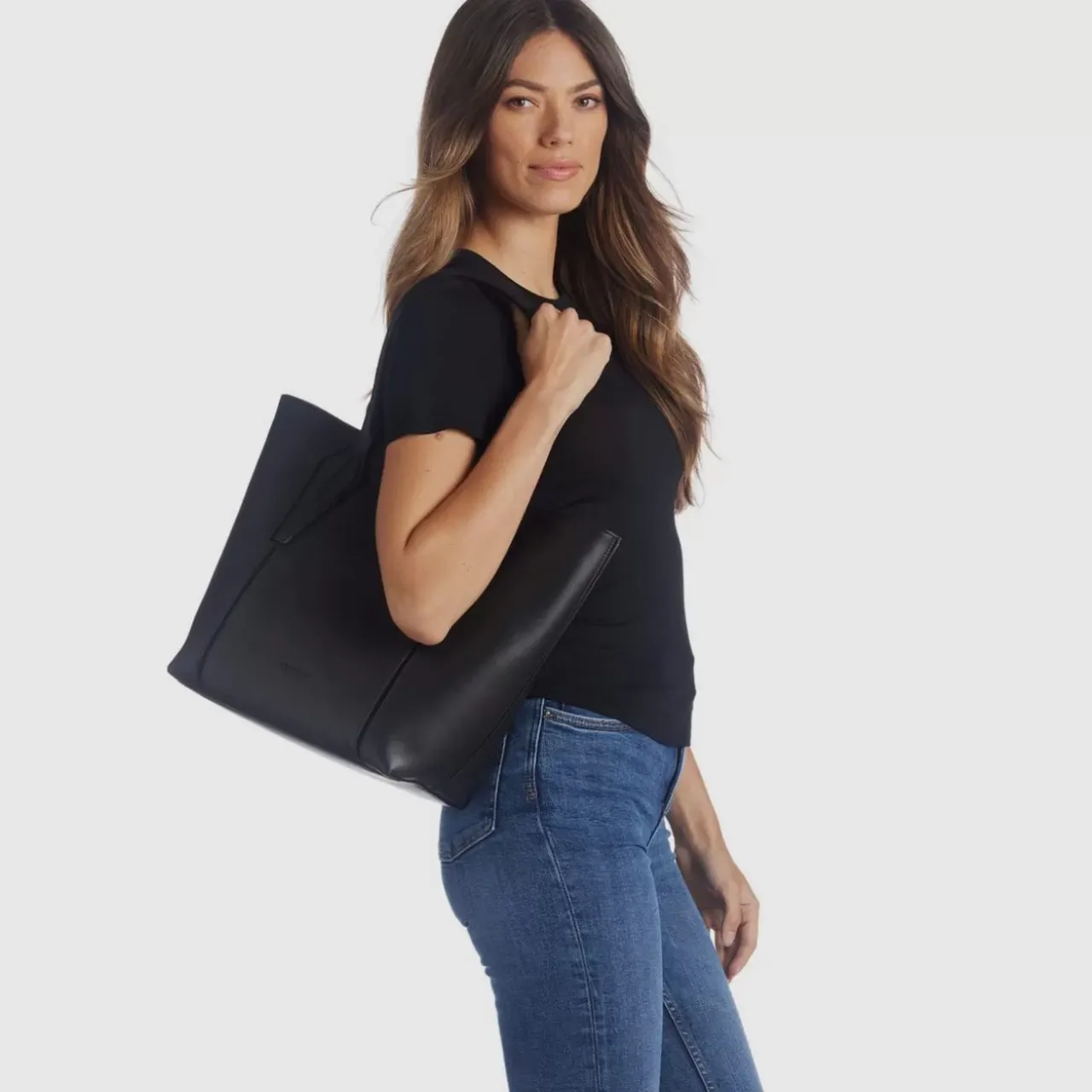 Aquatalia Handbags-Alessandria Tote Black