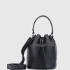 Aquatalia Handbags-Bari Bucket Black