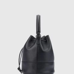 Aquatalia Handbags-Bari Bucket Black