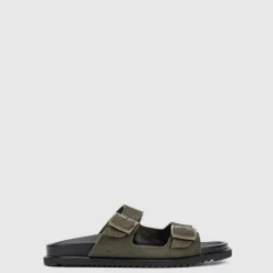 Aquatalia Sandals-Byron Olive