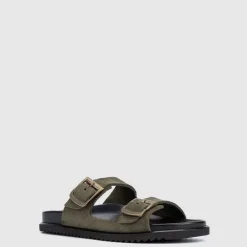 Aquatalia Sandals-Byron Olive