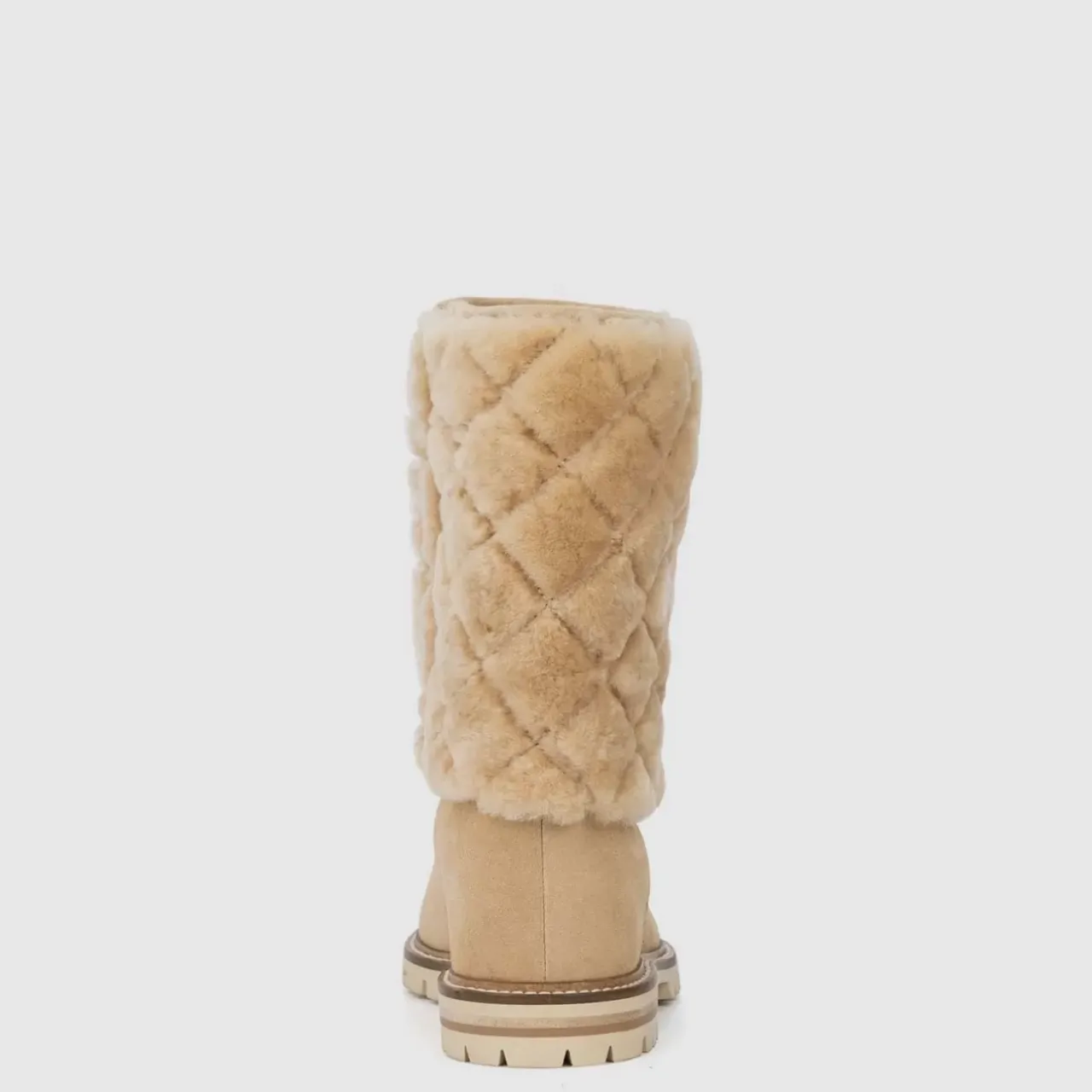 Aquatalia Boots-Casandra Beige