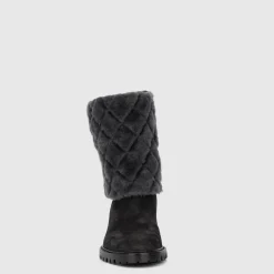 Aquatalia Boots-Casandra Dark Grey