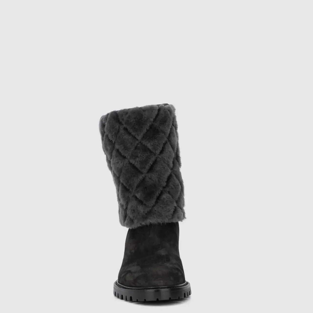 Aquatalia Boots-Casandra Dark Grey