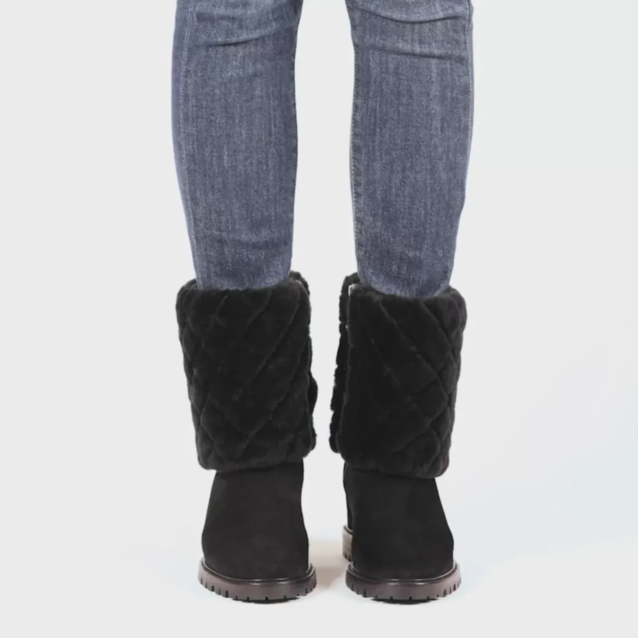 Aquatalia Boots-Casandra Black