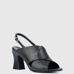 Aquatalia Heels-Catarina Black