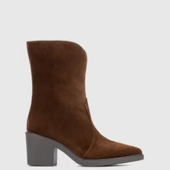 Aquatalia Boots-Celesta Brandy