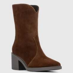 Aquatalia Boots-Celesta Brandy