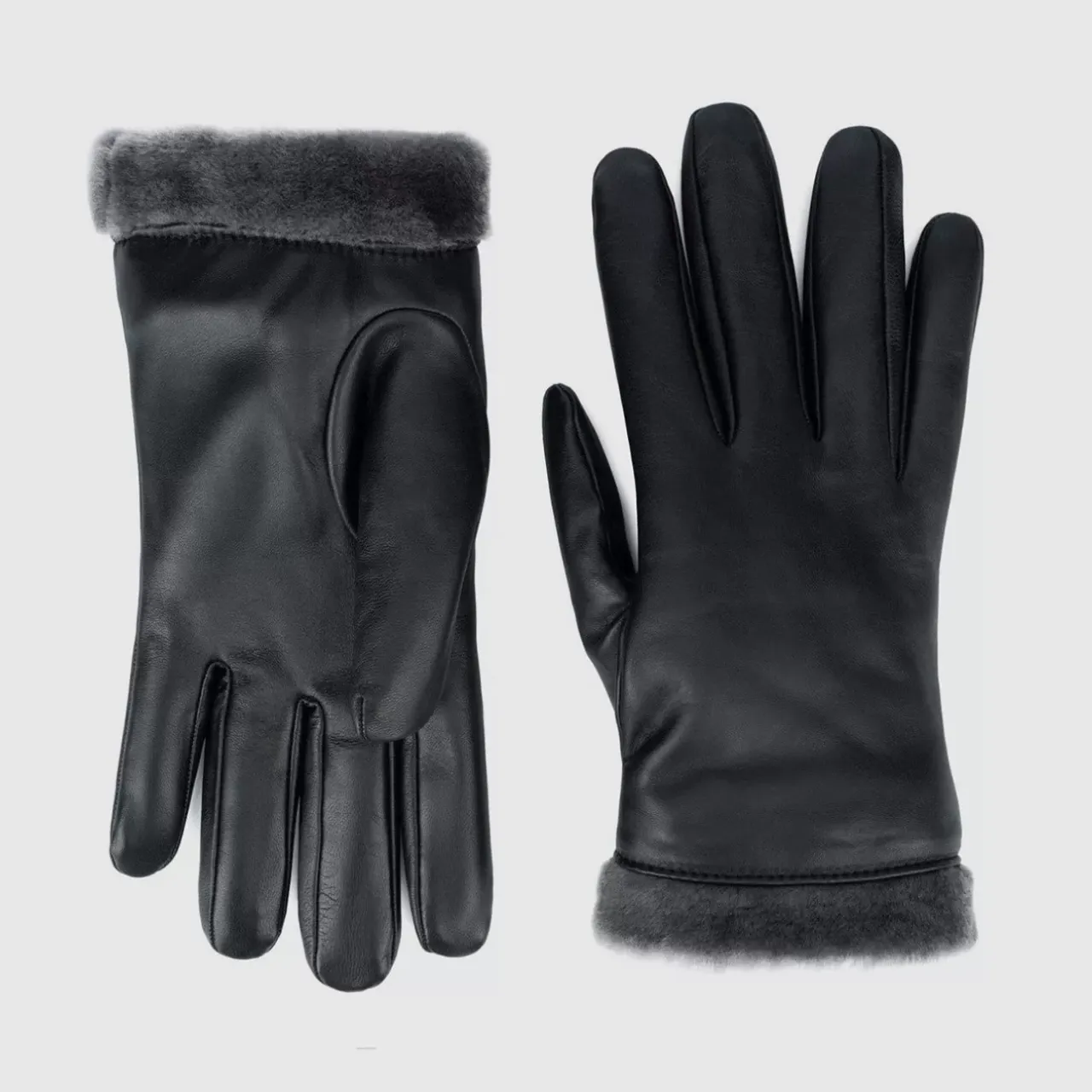 Aquatalia Gloves-Classic Cuff Glove Black