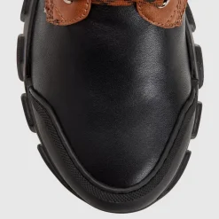 Aquatalia Boots-Elvira Black Caramel