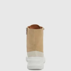 Aquatalia Boots-Elvira Off White Sand