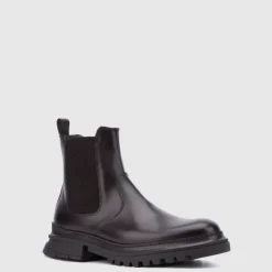 Aquatalia Boots-Enrico Dark Brown