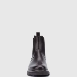 Aquatalia Boots-Enrico Dark Brown