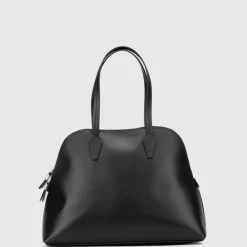 Aquatalia Handbags-Florence Top Handle Black