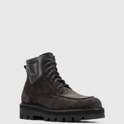 Aquatalia Boots-Fortino Smoke Brown