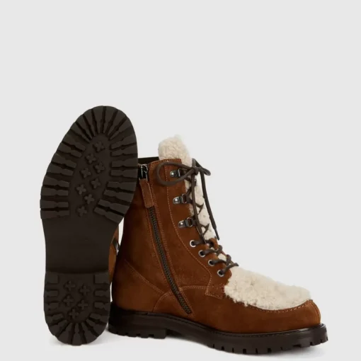 Aquatalia Boots-Isaac Walnut/Natural