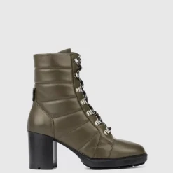 Aquatalia Boots-Ivanya Dark Green