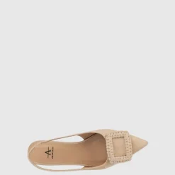 Aquatalia Flats-Janetta Almond