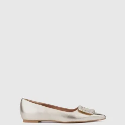 Aquatalia Flats-Jena Platino