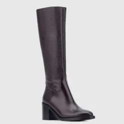 Aquatalia Boots-Josephina Deep Wine