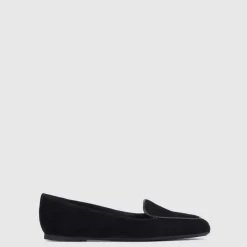 Aquatalia Flats-Judie Black