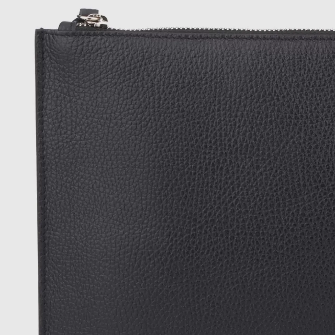 Aquatalia Handbags-Large Zip Pouch Black