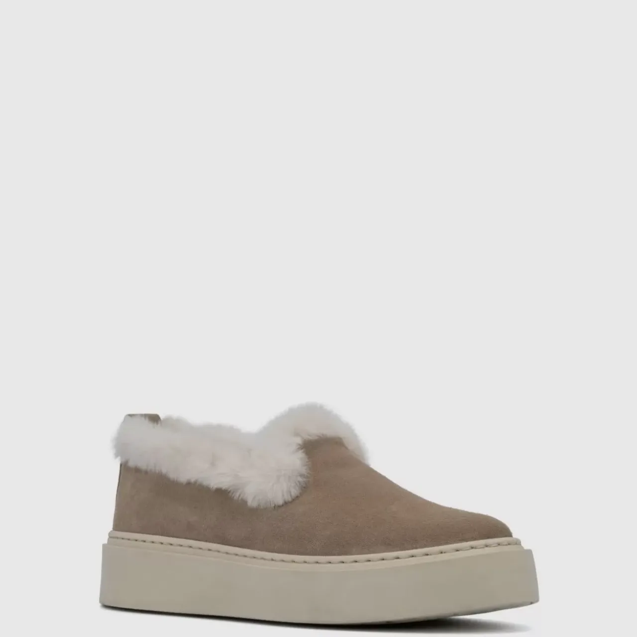 Aquatalia Sneakers-Letty Dark Taupe/White