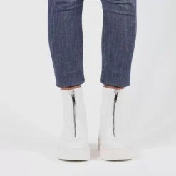 Aquatalia Boots-Libera Off White