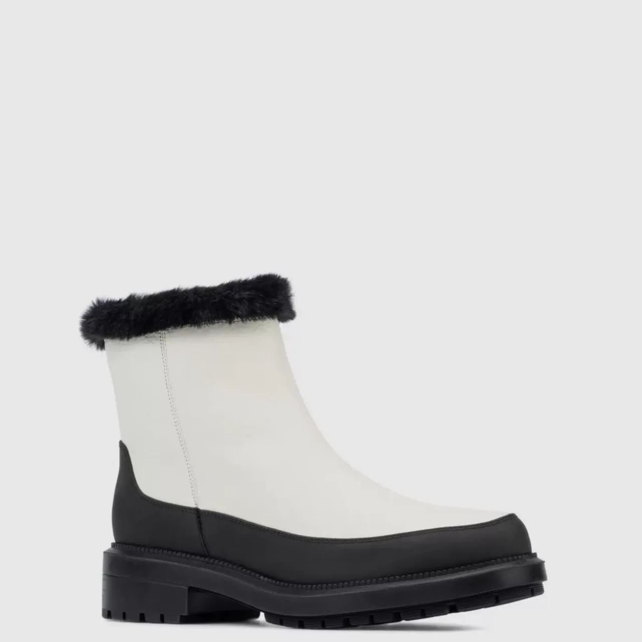 Aquatalia Boots-Lindsay Off White/Black