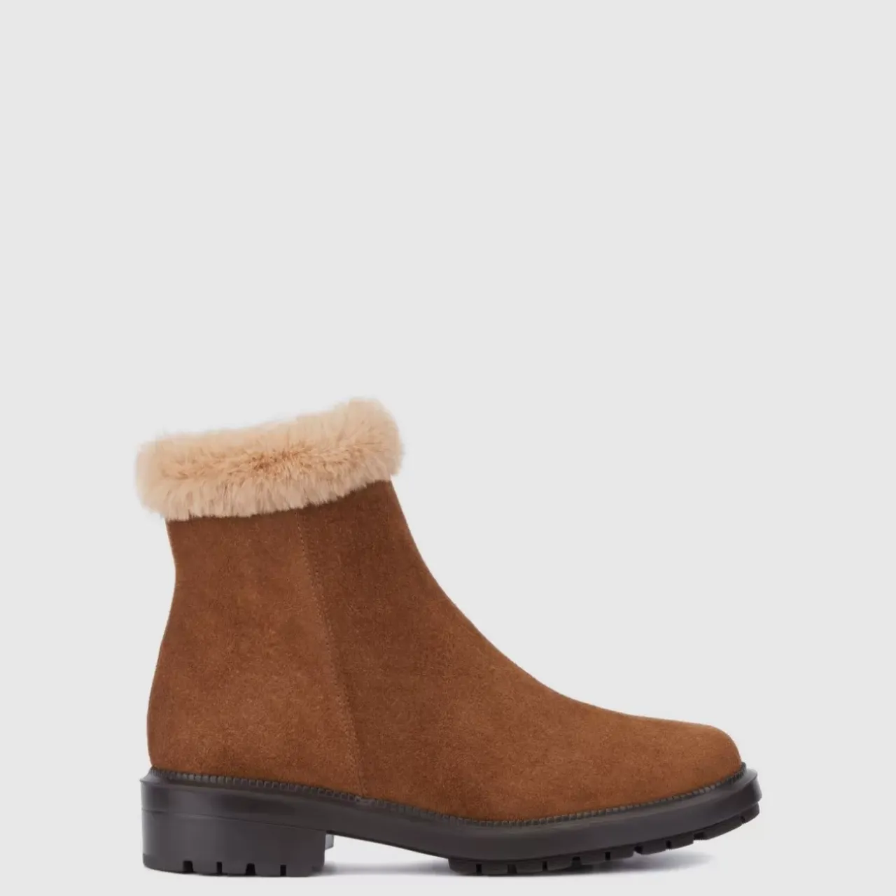 Aquatalia Boots-Lisanna Walnut/Taupe