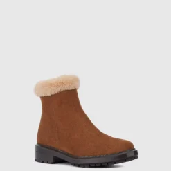Aquatalia Boots-Lisanna Walnut/Taupe