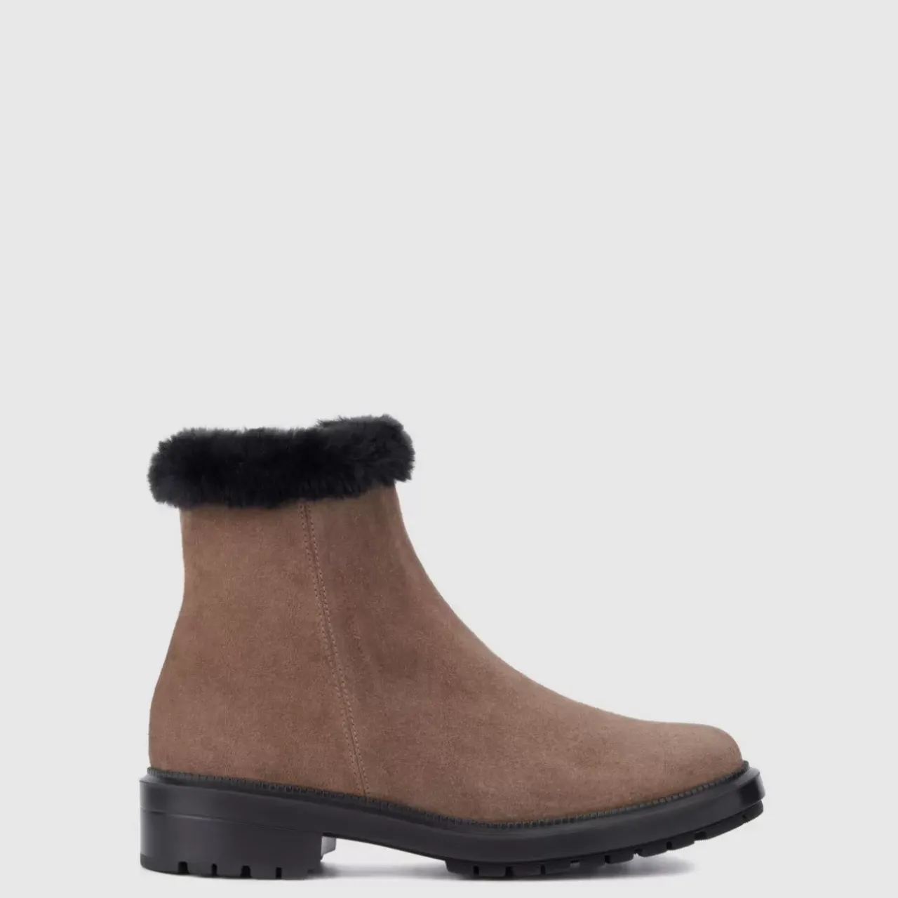 Aquatalia Boots-Lisanna Taupe/Black