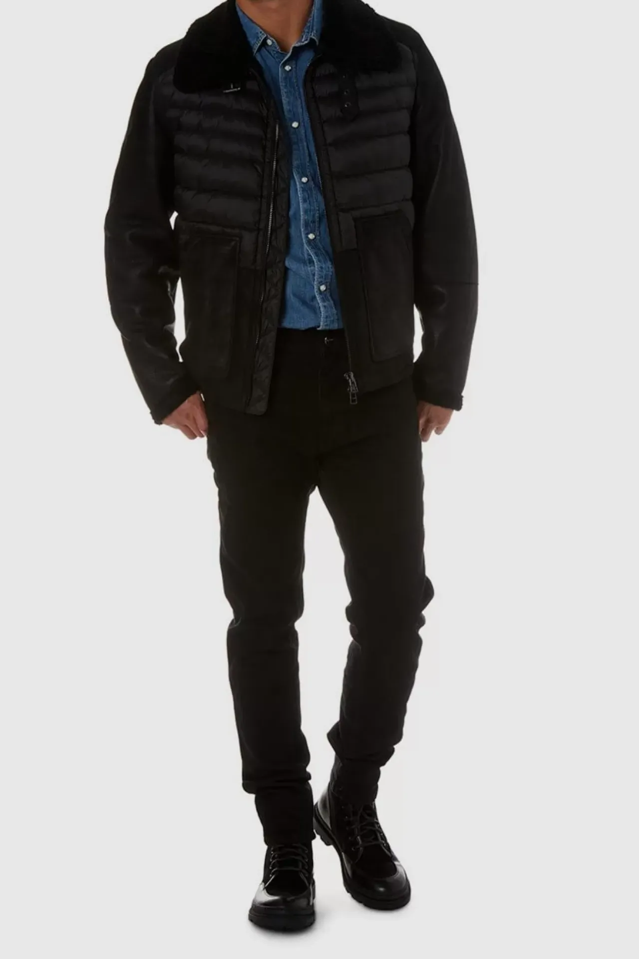 Aquatalia Outerwear-Lombardy Black