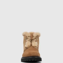 Aquatalia Boots-Madelina Whiskey/Sand