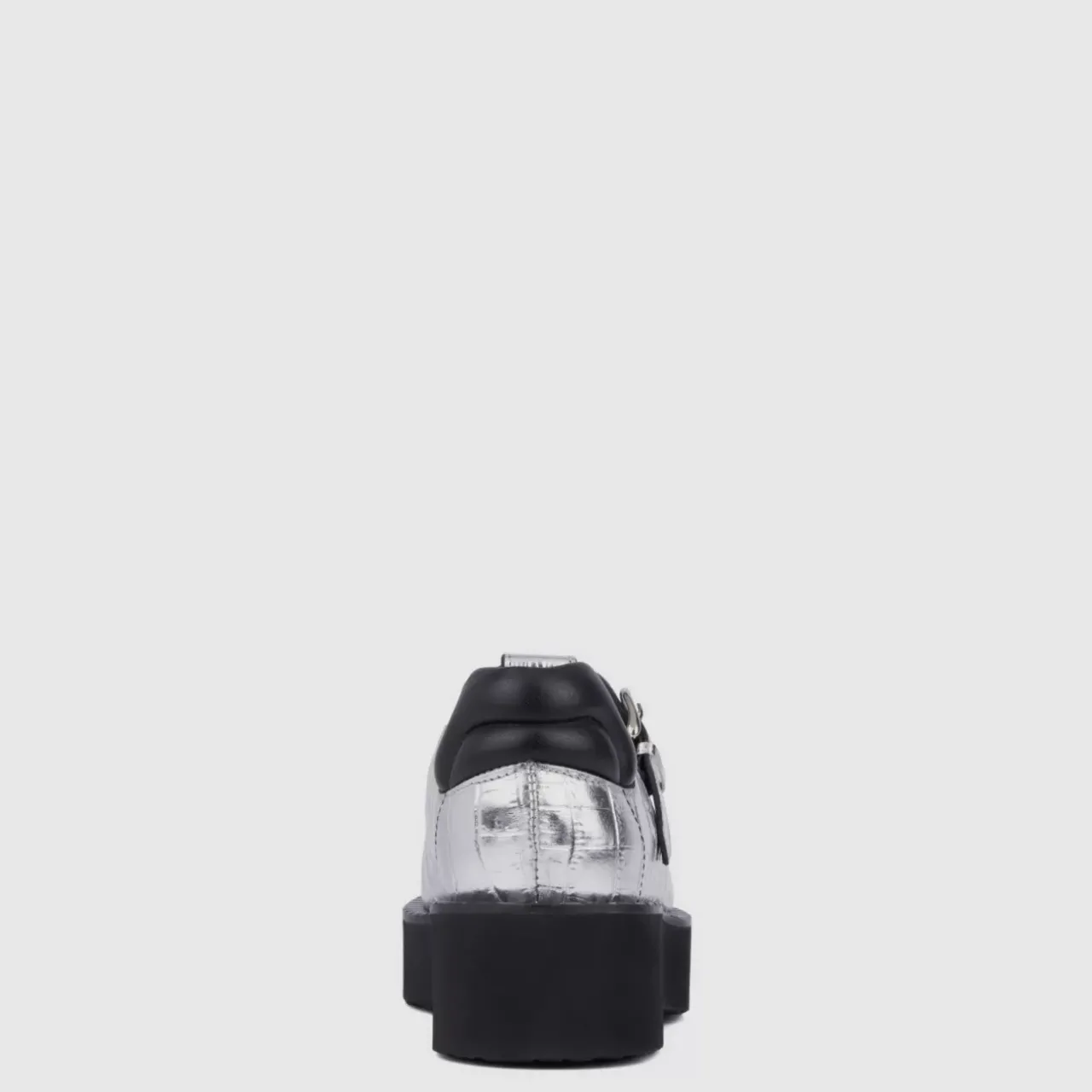 Aquatalia Flats-Malvina Silver/Black