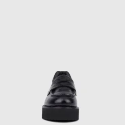 Aquatalia Flats-Marta Black