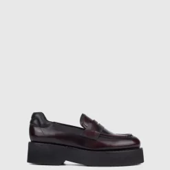 Aquatalia Flats-Marta Deep Wine/Black
