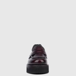 Aquatalia Flats-Marta Deep Wine/Black