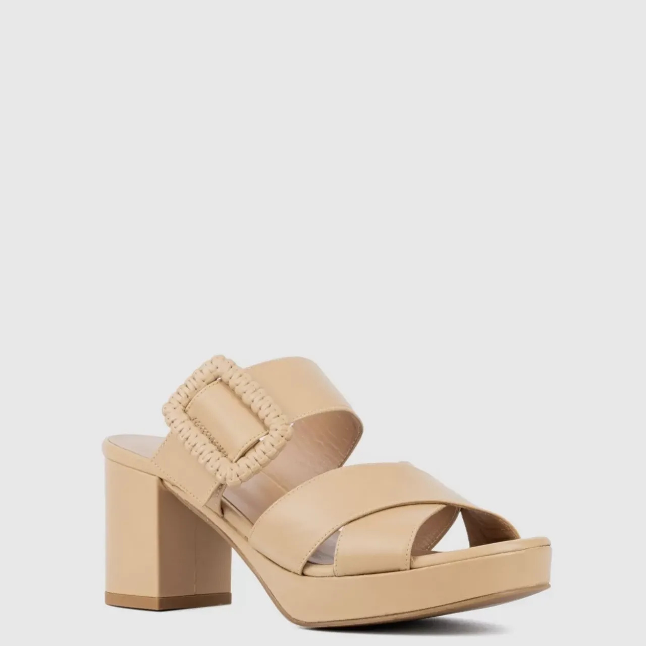 Aquatalia Heels-Maurina Almond