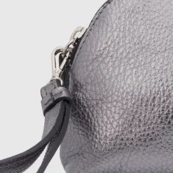 Aquatalia Handbags-Medium Zip Wristlet Silver