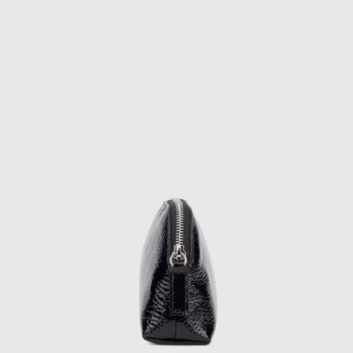 Aquatalia Handbags-Medium Zip Wristlet Black