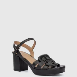 Aquatalia Heels-Micah Black