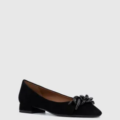 Aquatalia Flats-Palina Black