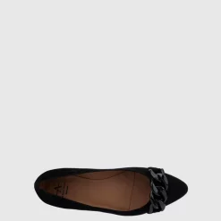 Aquatalia Flats-Palina Black