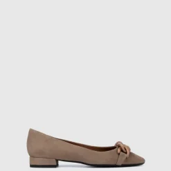 Aquatalia Flats-Palina Taupe