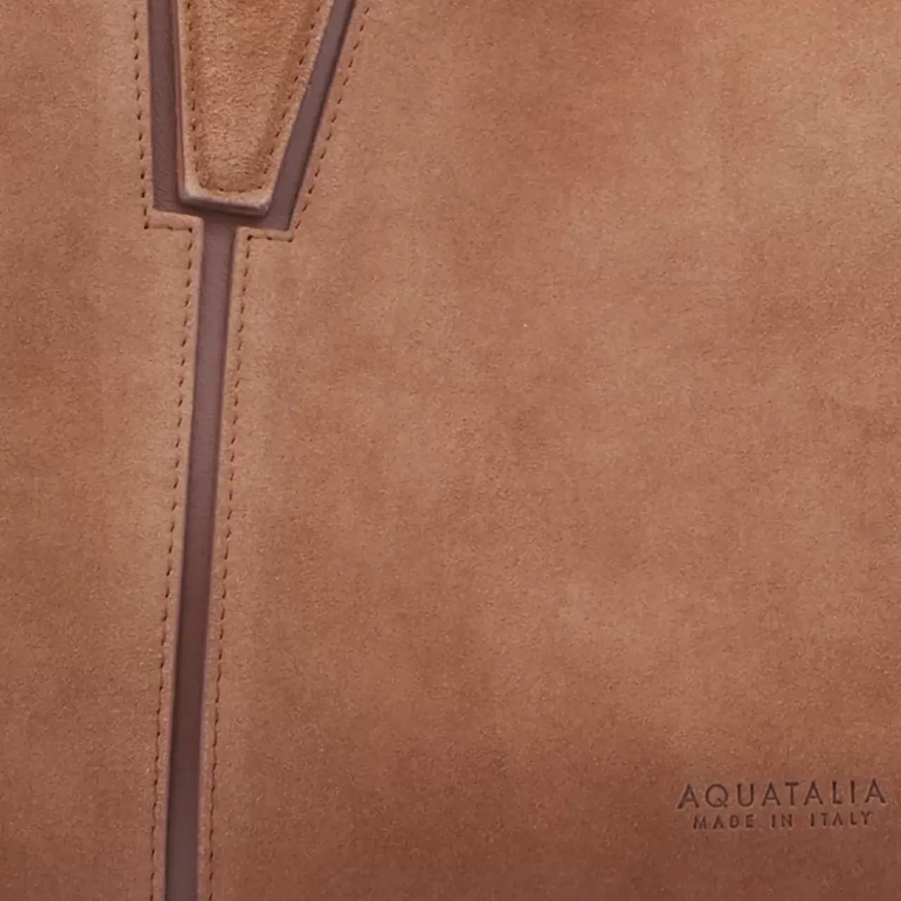Aquatalia Handbags-Parma Caryall Brandy/Cognac