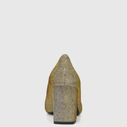 Aquatalia Heels-Peony Silver/Gold