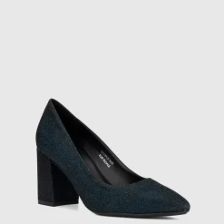 Aquatalia Heels-Peony Blue/Black