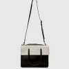 Aquatalia Handbags-Petra Tote Black/Off White