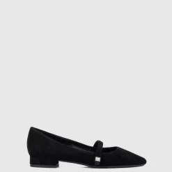 Aquatalia Flats-Priya Black